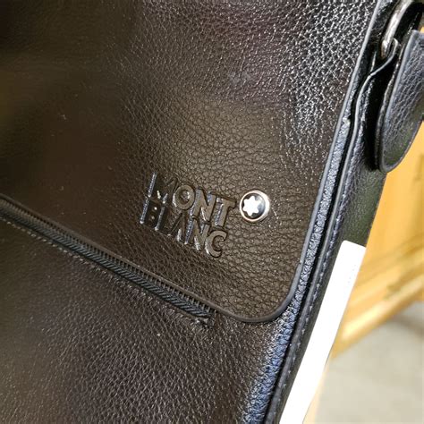 mont blanc leather handbags.